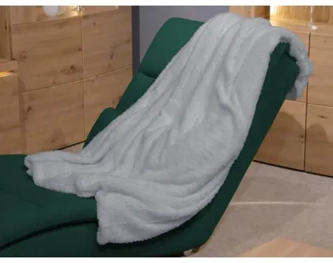 Deka Kuschelteddy 150x200 cm, stříbrná