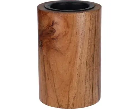 Svícen na čajovou svíčku 6x10 cm, akátové dřevo