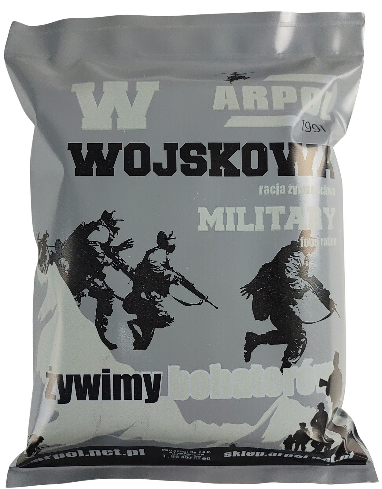 Individuální vojenská dávka W - set 2. (Masové kuličky v zeleninové omáčce) balíček potravin MRE ARPOL®