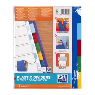 Oxford - Rozřaďovač Oxford A4/5 barev Maxi