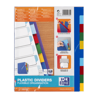 Oxford - Rozřaďovač Oxford A4/10 barev Maxi