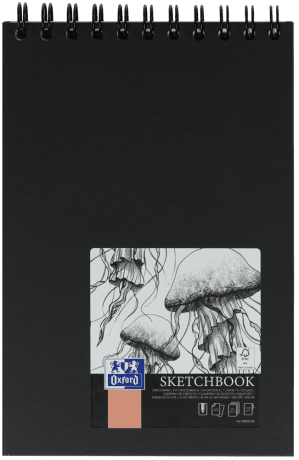 Oxford - Blok spirálový kreslicí Oxford A5/50 listů.