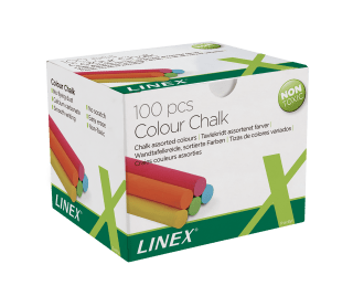 Linex - Křídy školní kulaté LINEX, barevné