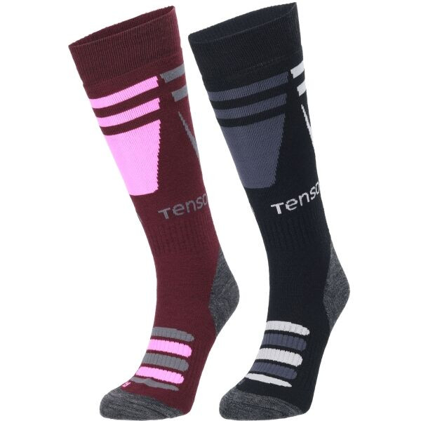 TENSON CORE SKI SOCK 2PK Unisex lyžařské ponožky, mix, velikost