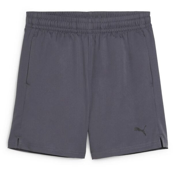 Puma TAD ESSENTIALS WOVEN SHORTS B Chlapecké sportovní trenýrky, šedá, velikost