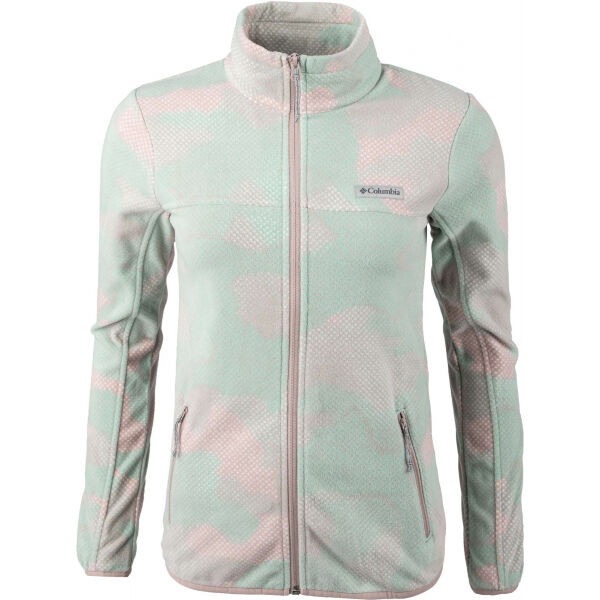 Columbia ALI PEAK FZ Dámská mikina, světle zelená, velikost