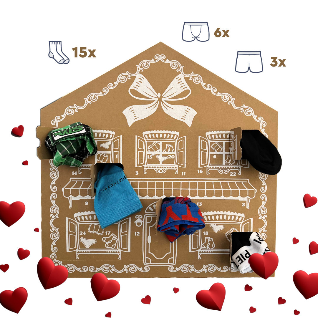 Pánský valentýnský box Trenýrkárna 24ks (24TDV2) XL