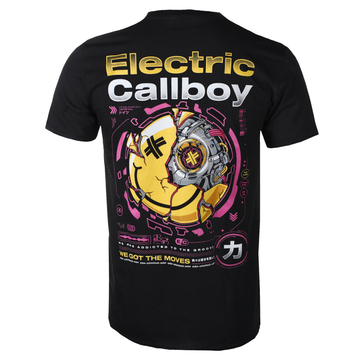 Tričko metal pánské Electric Callboy - Moves Tech Smile - NNM - 50915700 S