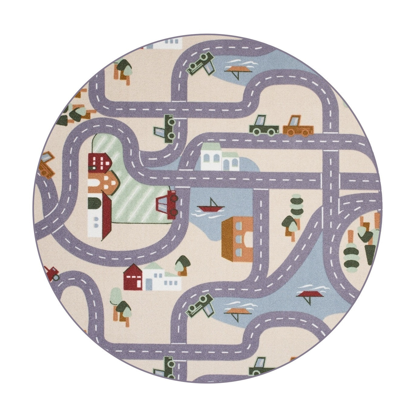 Dětský kusový koberec Scanroad 39 čtverec - 60x60 cm Vopi koberce