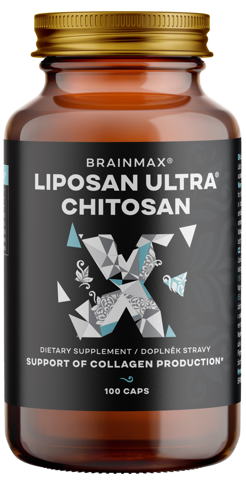 BrainMax Liposan Ultra®, Chitosan Beauty Essentials, 100 kapslí
