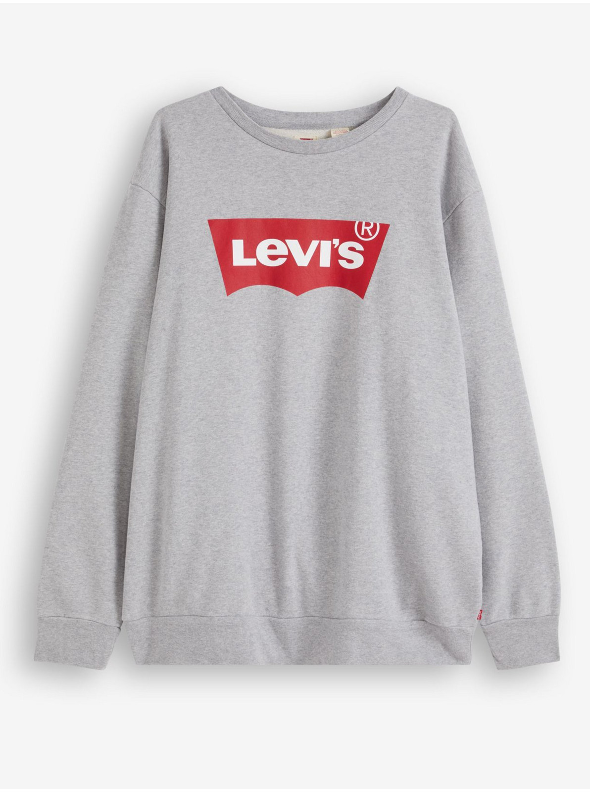 Levi's Světle šedá pánská žíhaná mikina Levi's® - Pánské