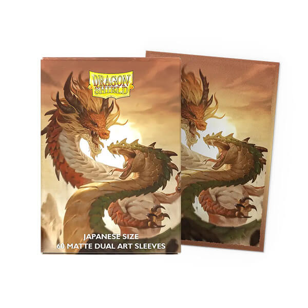 Obaly na karty Dragon Shield 2025 Matte Dual Art - Wood Snake (60 ks) - JAPANESE SIZE