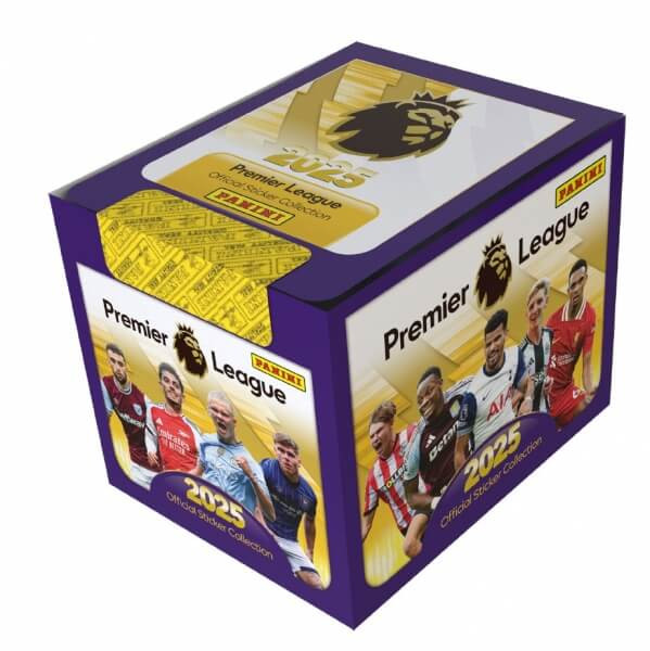 Fotbalové samolepky Panini Premier League 2024/2025 - booster box