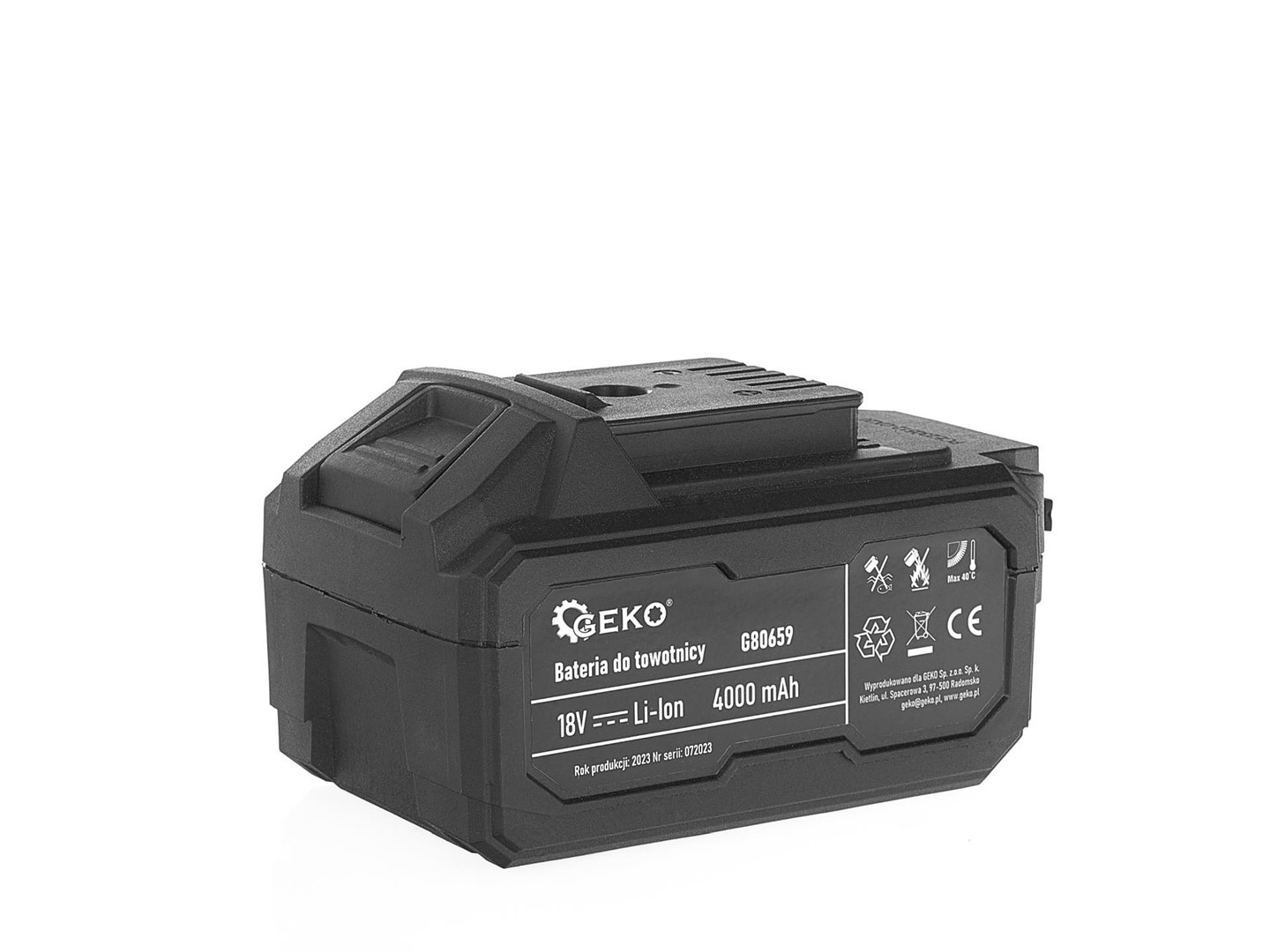 Baterie pro aku mazací pistoli 18 V, 4,0 Ah