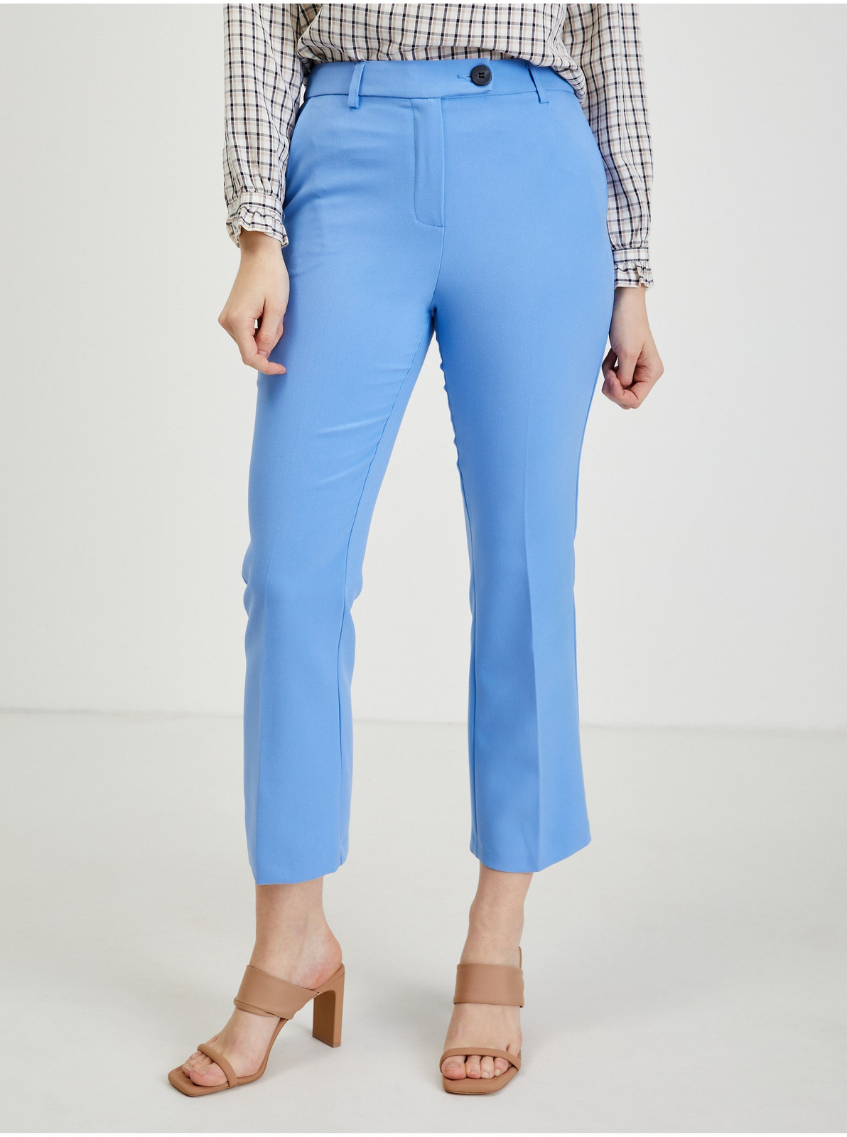 Modré dámské zkrácené kalhoty ORSAY - Dámské