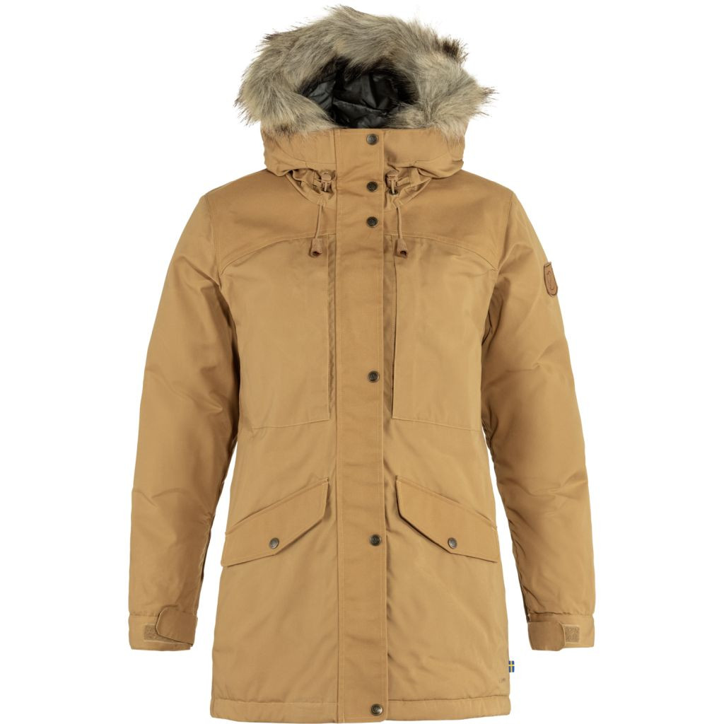 FJÄLLRÄVEN Singi Pro Down Jacket W, Buckwheat Brown (vzorek) velikost: S