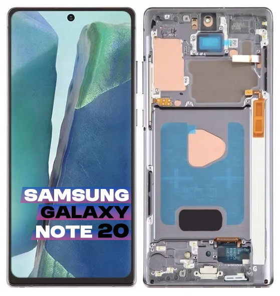 Displej Dotyková obrazovka Digitizer pro Samsung Galaxy Note 20 N980 Oled Rámeček