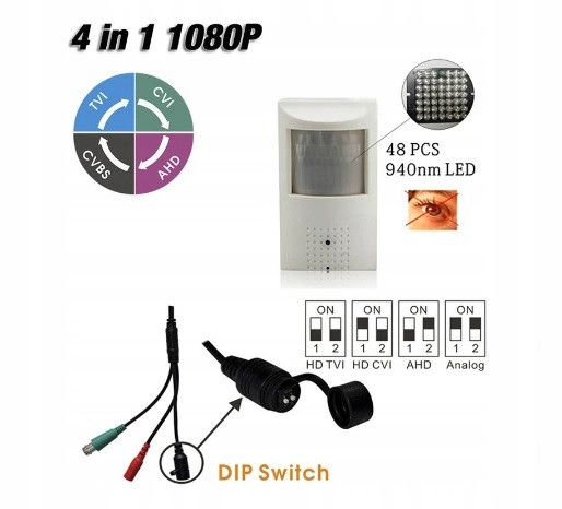 Skrytá Kamera V Čísle Ruchu 2MPX Ahd 4v1