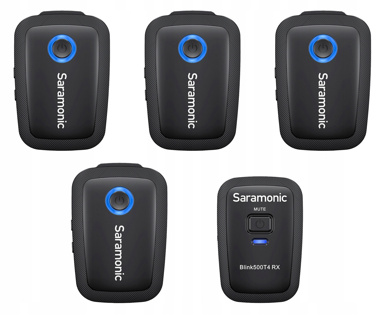 Sada pro bezdrátový přenos zvuku Saramonic Blink500 T4 (RX+4xTX)