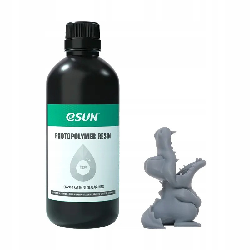 eSun pryskyřice S200 Standard Resin Dark Grey šedá 1000g