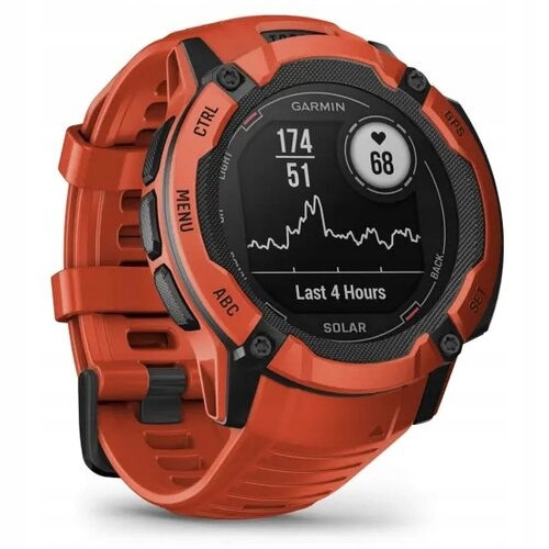 Chytré Hodinky Garmin Instinct 2x Solar červené