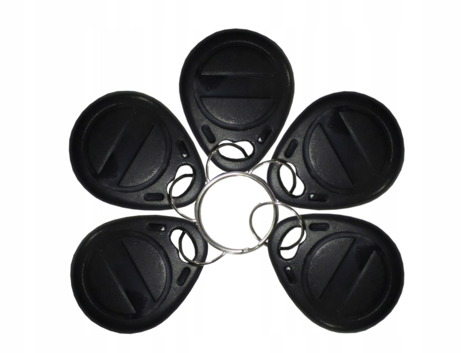 Přívěsek Na Klíče Tag Rfid Unique 125kHz T5577 EM4305 programovatelný černý 50 kusů