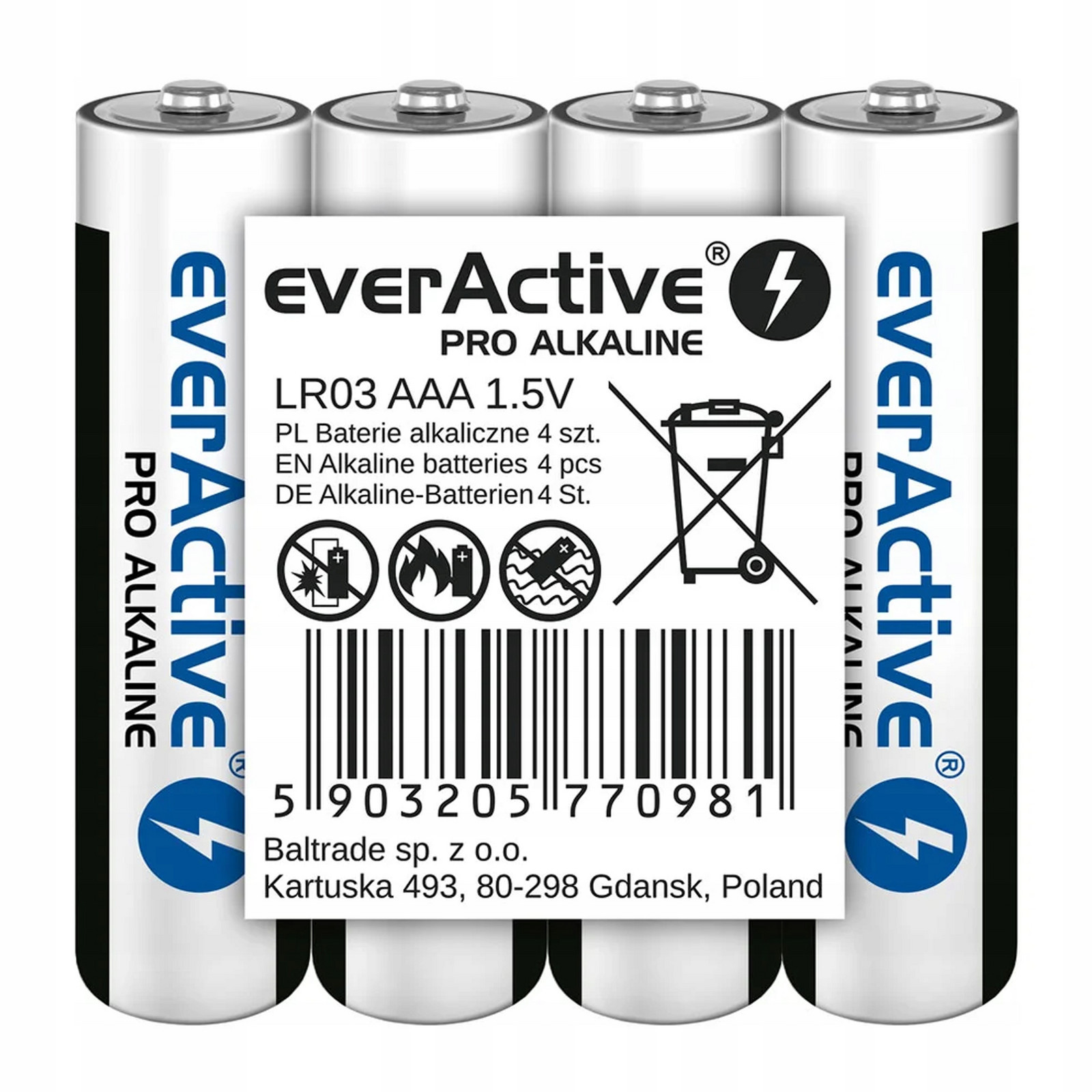 LR03 4T Everactive Pro Alkaline