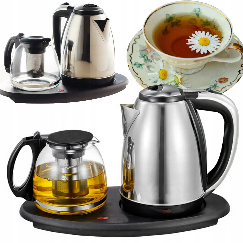 Rychlovarná Konvice Čajová Konvice Set S Vyhřívanou Základnou