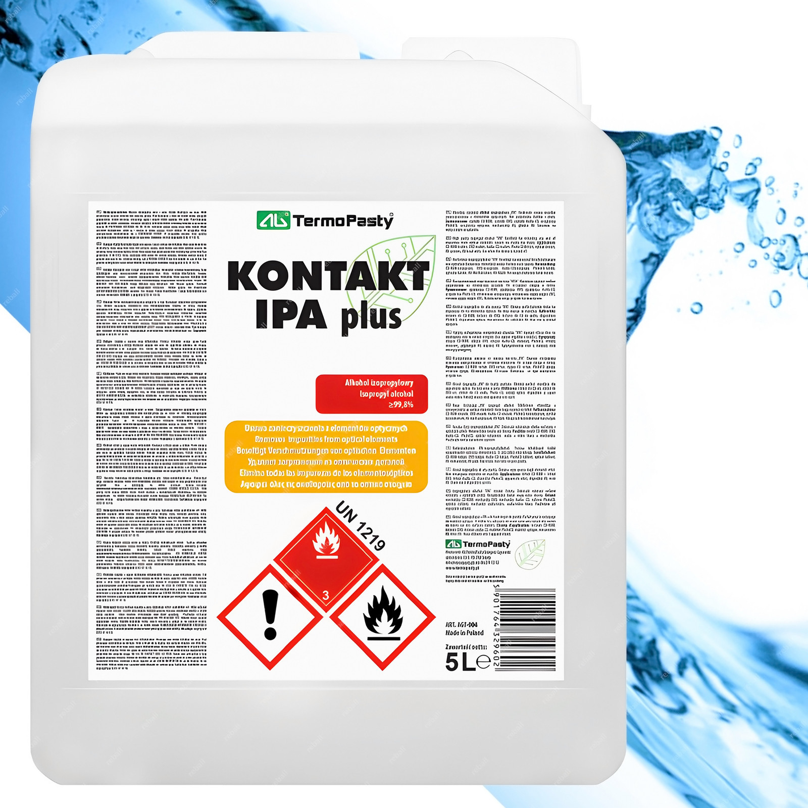 Kontakt Ipa Plus 99,9% Čistý Isopropylalkohol Isopropanol 5000ml 5L