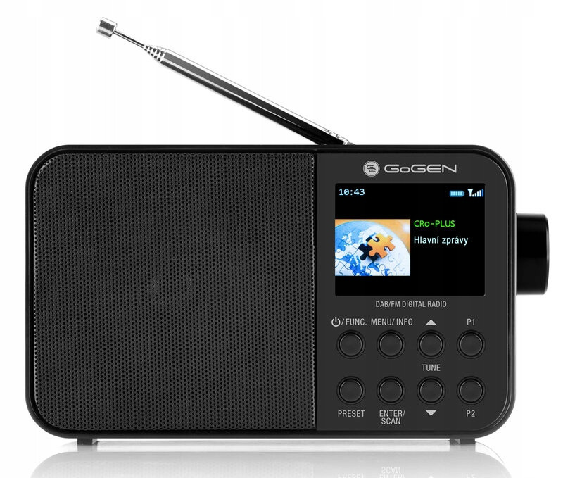 Přenosné Digitální Kuchyňské Rádio Dab+ Bluetooth LCD Reproduktor Akumulátor Síť