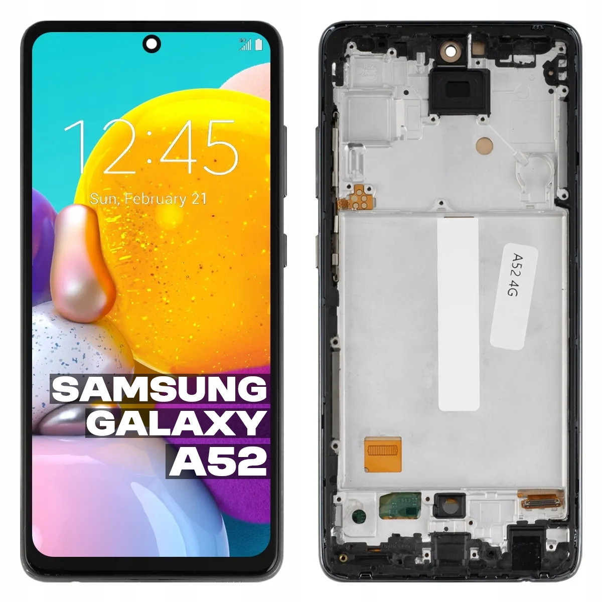 Displej Digitizer pro Samsung Galaxy A52 5G A526 Incell Rámeček