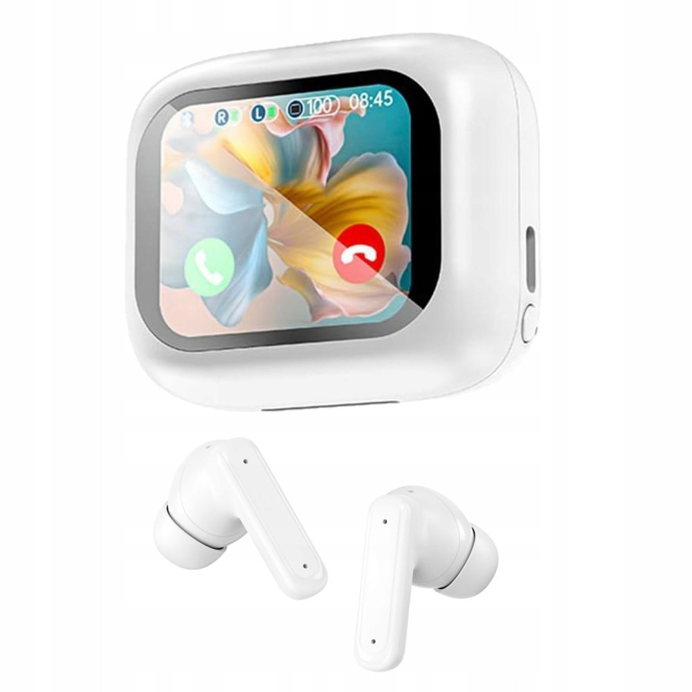 Bezdrátová In-ear Sluchátka Bluetooth Redukce šumu Anc LCD displej