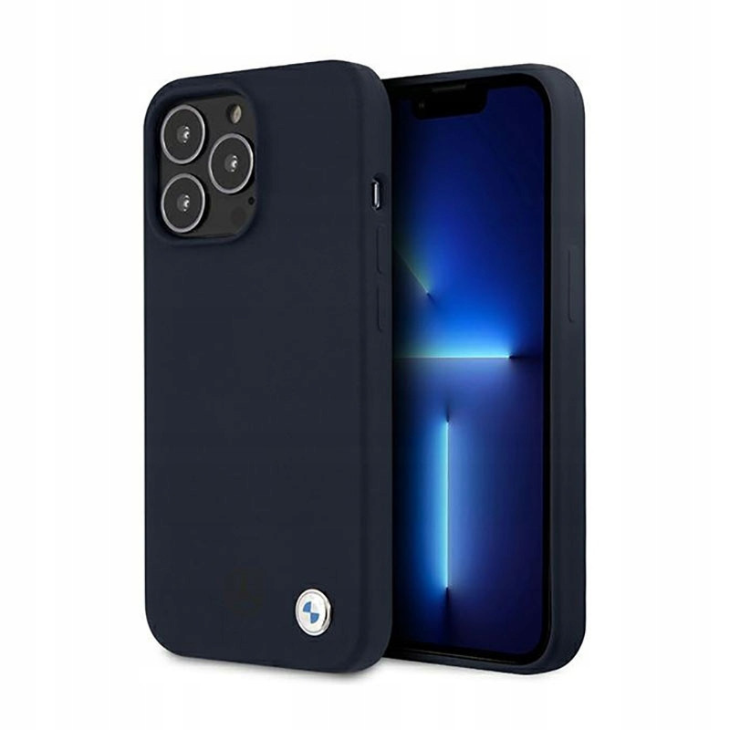 Bmw Silicone Signature Logo Pouzdro iPhone 13 Pro Max (granátové)