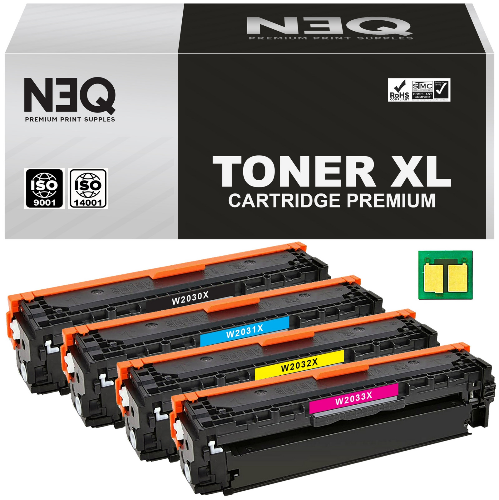 Toner Chip pro Hp Color LaserJet Pro M479fdw M479dw M454dn M454dw 415X W2030