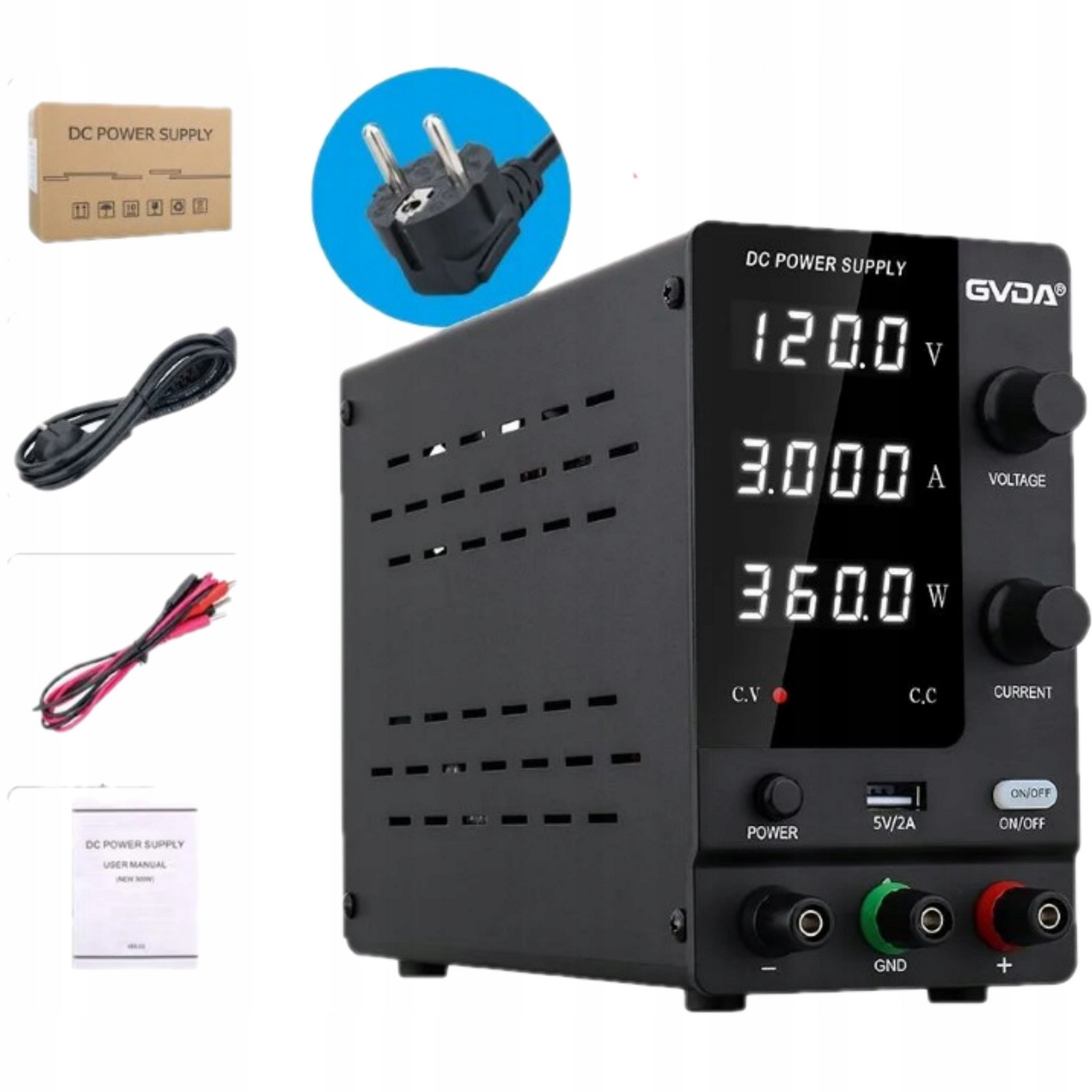 Laboratorní Napájecí Zdroj Gvda 30V 10A