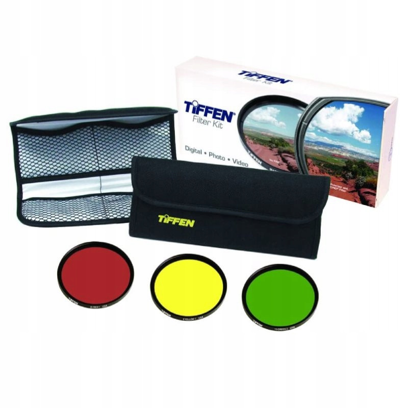 Sada barevných filtrů Tiffen Black and White Filter Kit 52mm