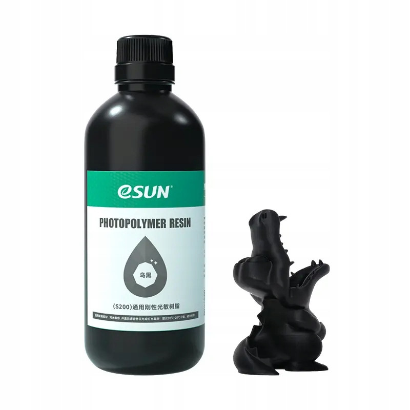 eSun pryskyřice S200 Standard Resin Deep Black černá 1000g