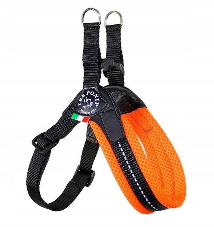 Tre Ponti Postroj reg. pod břicho Mesh 2,5 orange