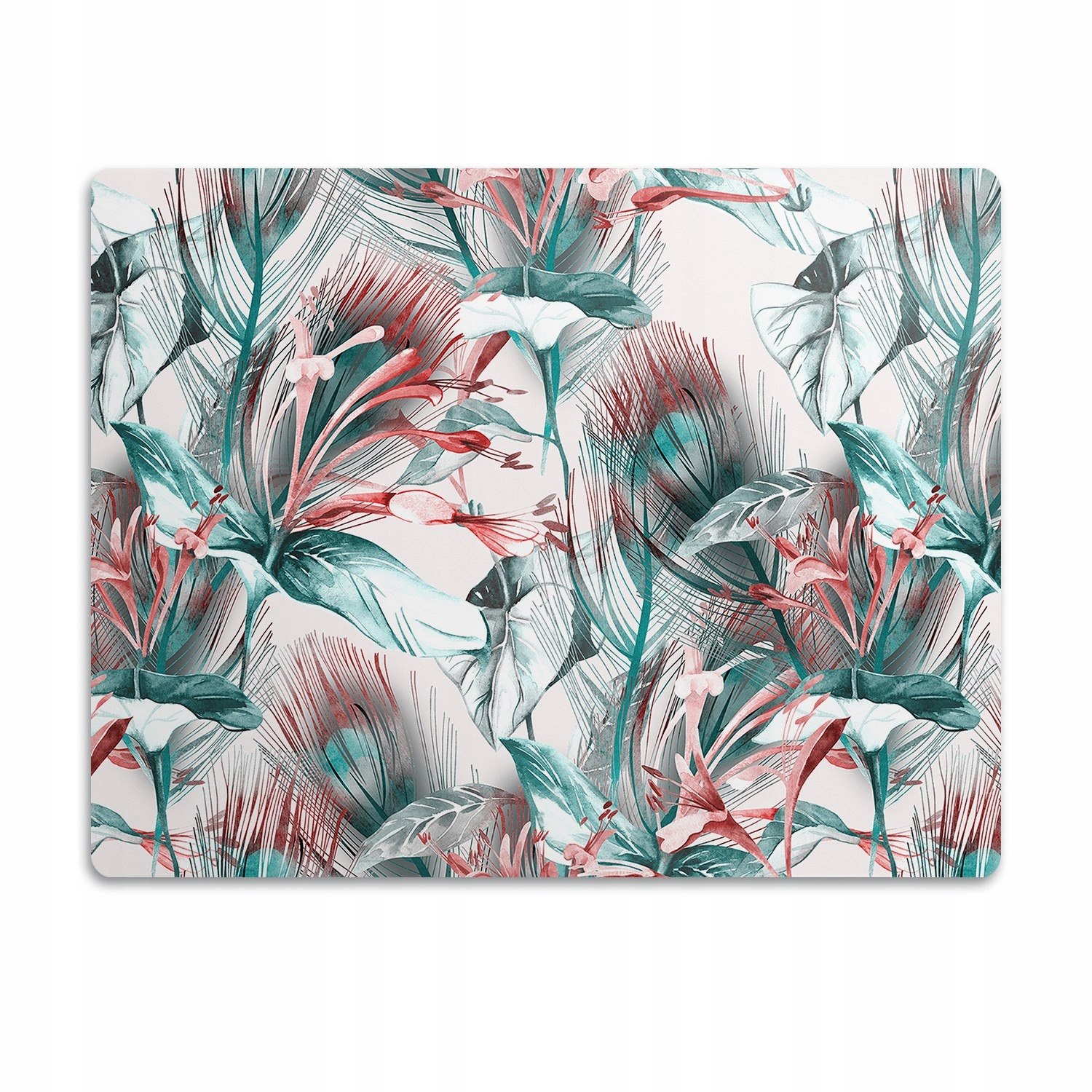 Podložka pro psa pod misku Tropická kresba 60x40 cm