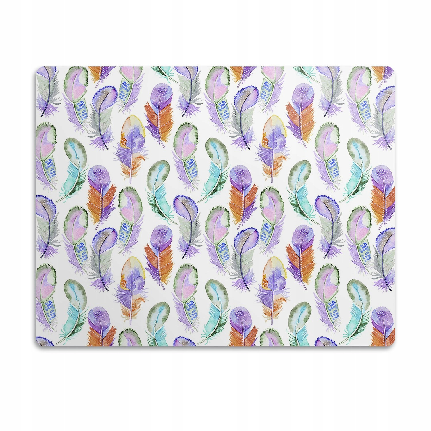 Pro psa podložka pod misku Barevné peří 60x40 cm