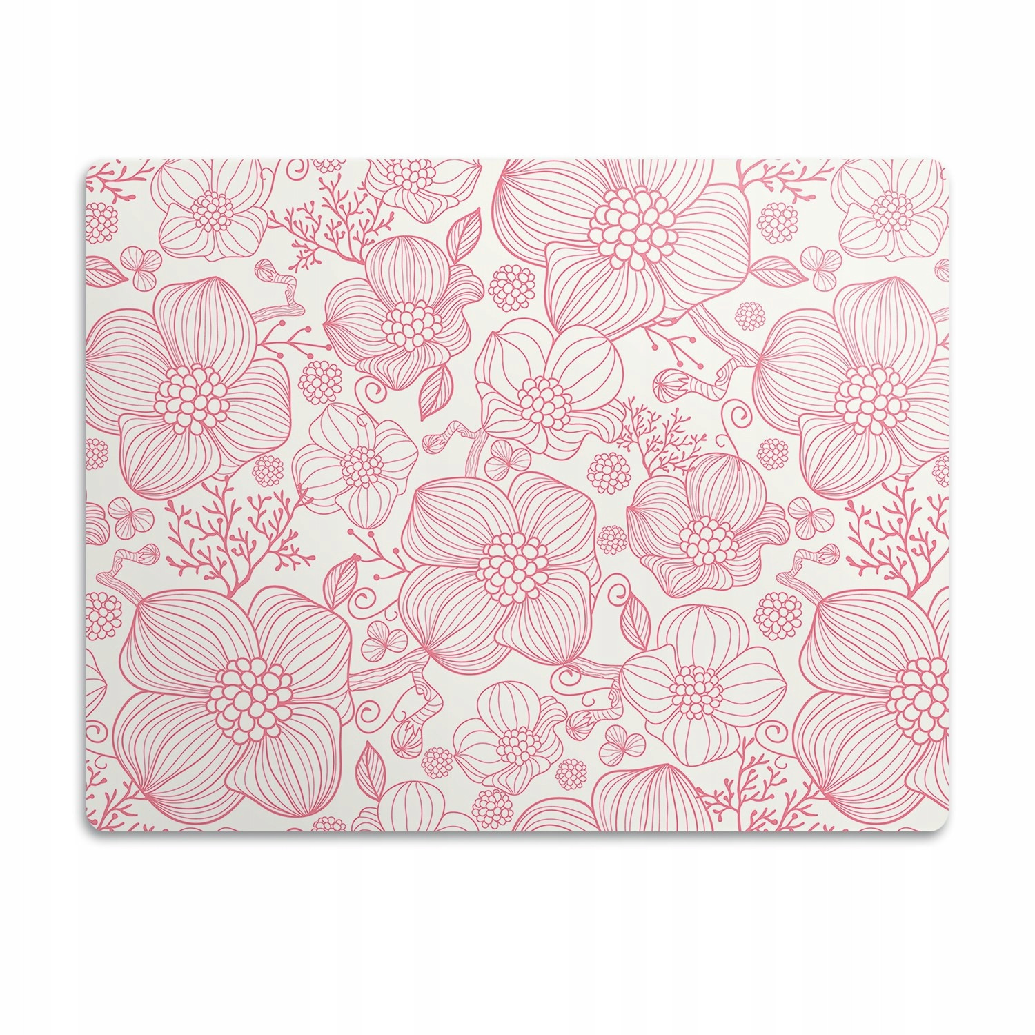 Pro psa podložka pod misku Růžový obrys květy 60x40cm