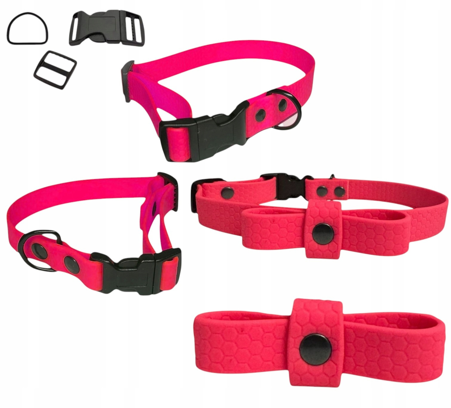 Obojek S Mašlí Pro Malého Psa Měkký Voděodolný Biothane Hexa L