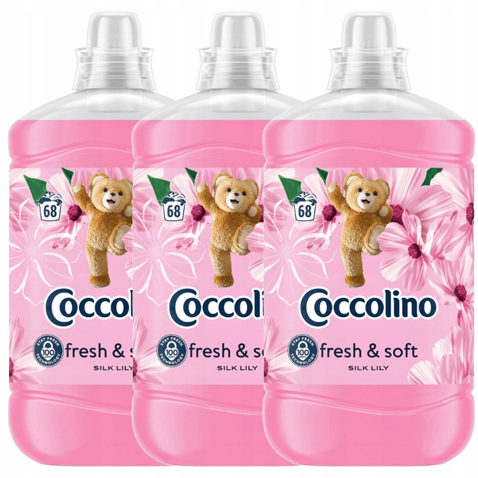 Coccolino Creations Silk Lily tekutá aviváž 1,7L 68 praní x3
