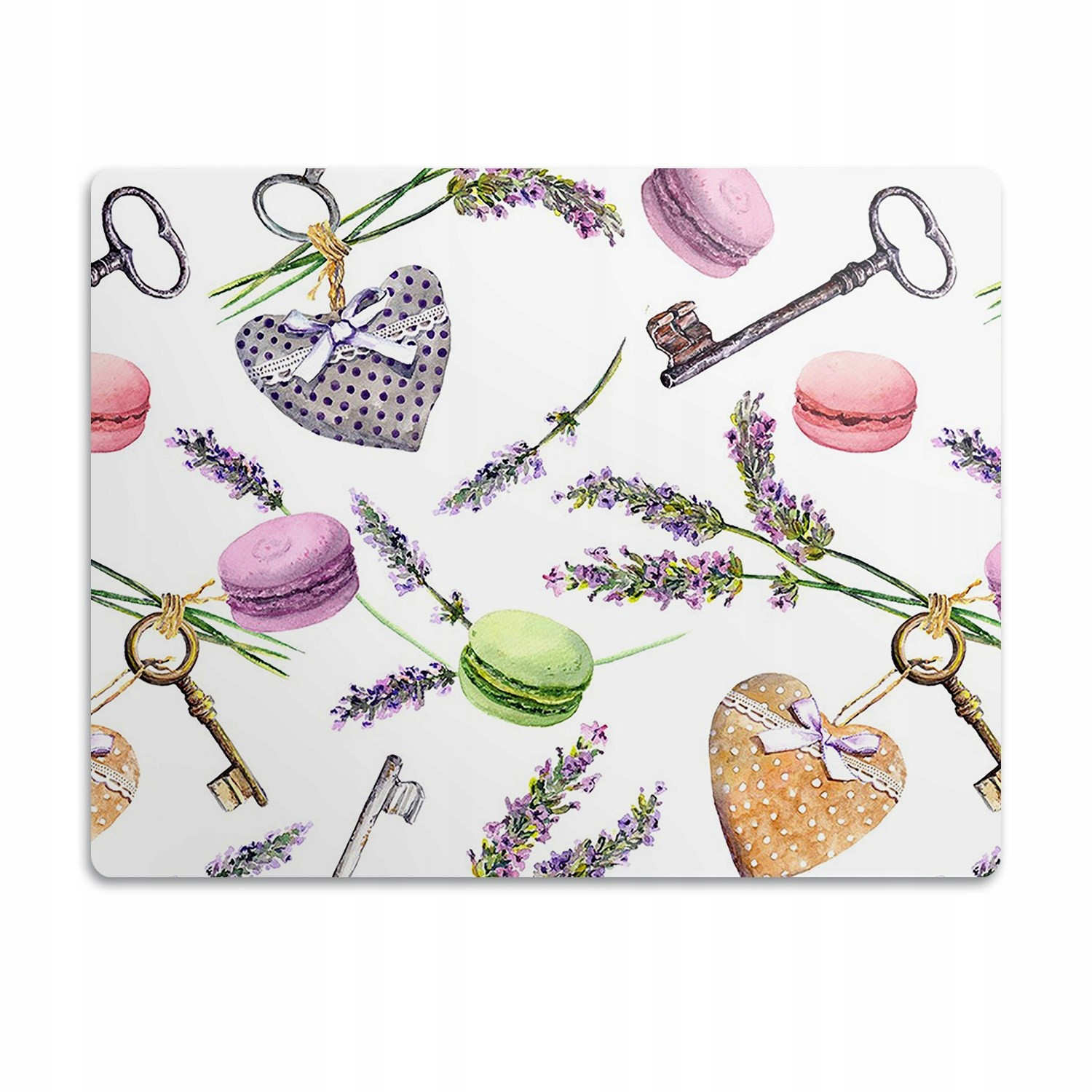 Pod misku podložka pro psa Těstoviny a klíče 60x40cm