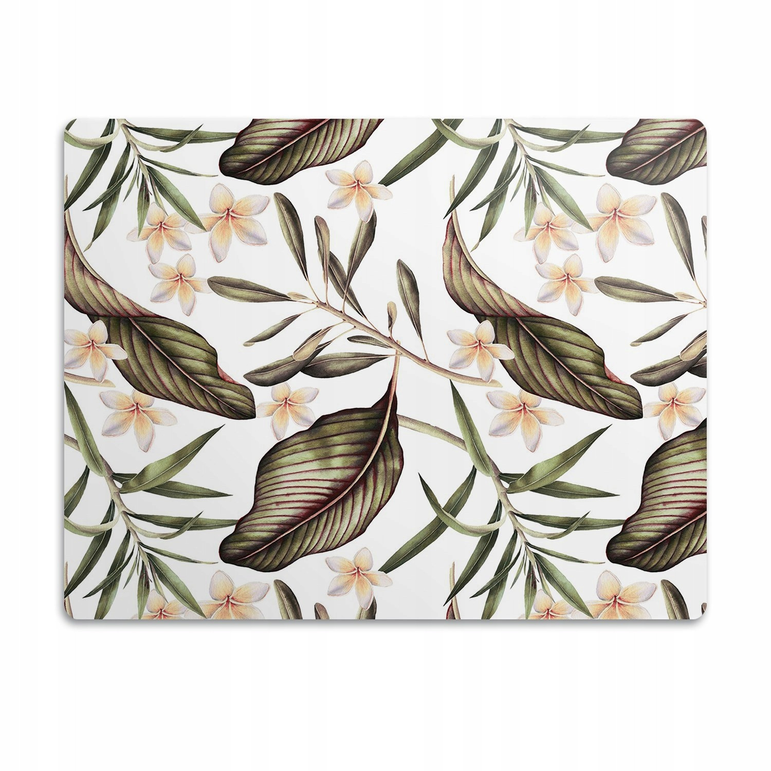 Podložka pod misky pro psa Listy a květy 60x40