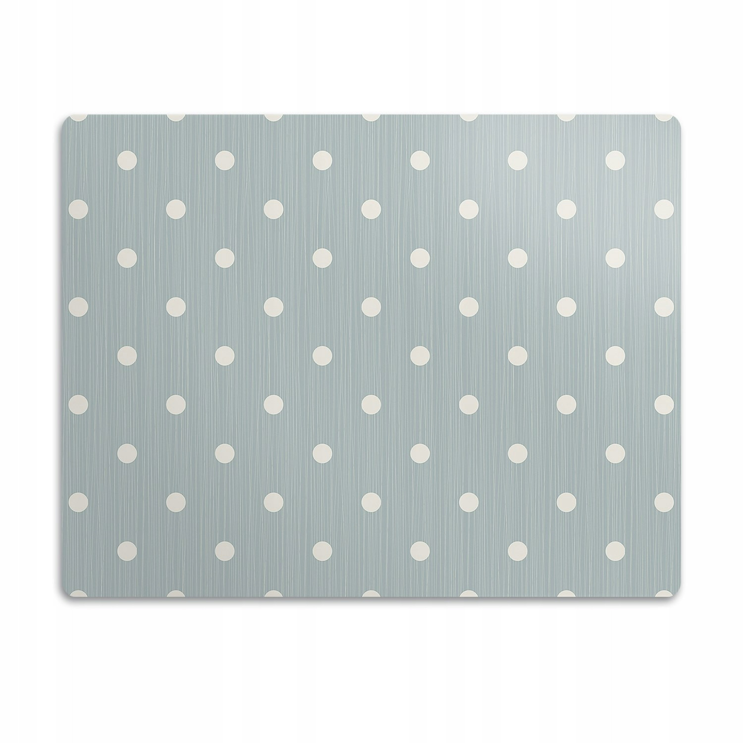 Podložka pod záchod Bílé puntíky šedé pozadí 60x40