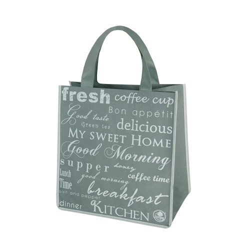 NITEOLA Taška nákupní textilní 34x36x22cm modrá GOOD MORNING