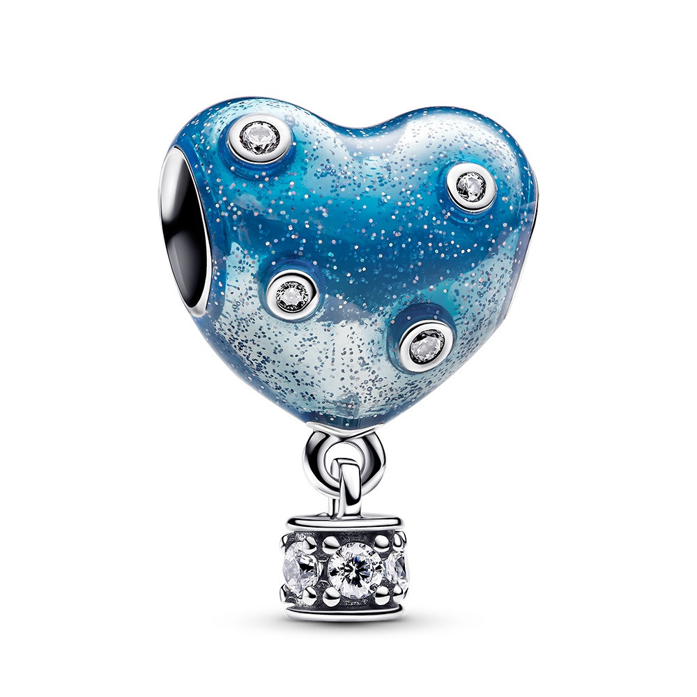 Pandora Stříbrný přívěsek Horkovzdušný balon ve tvaru srdce Moments 793595C01