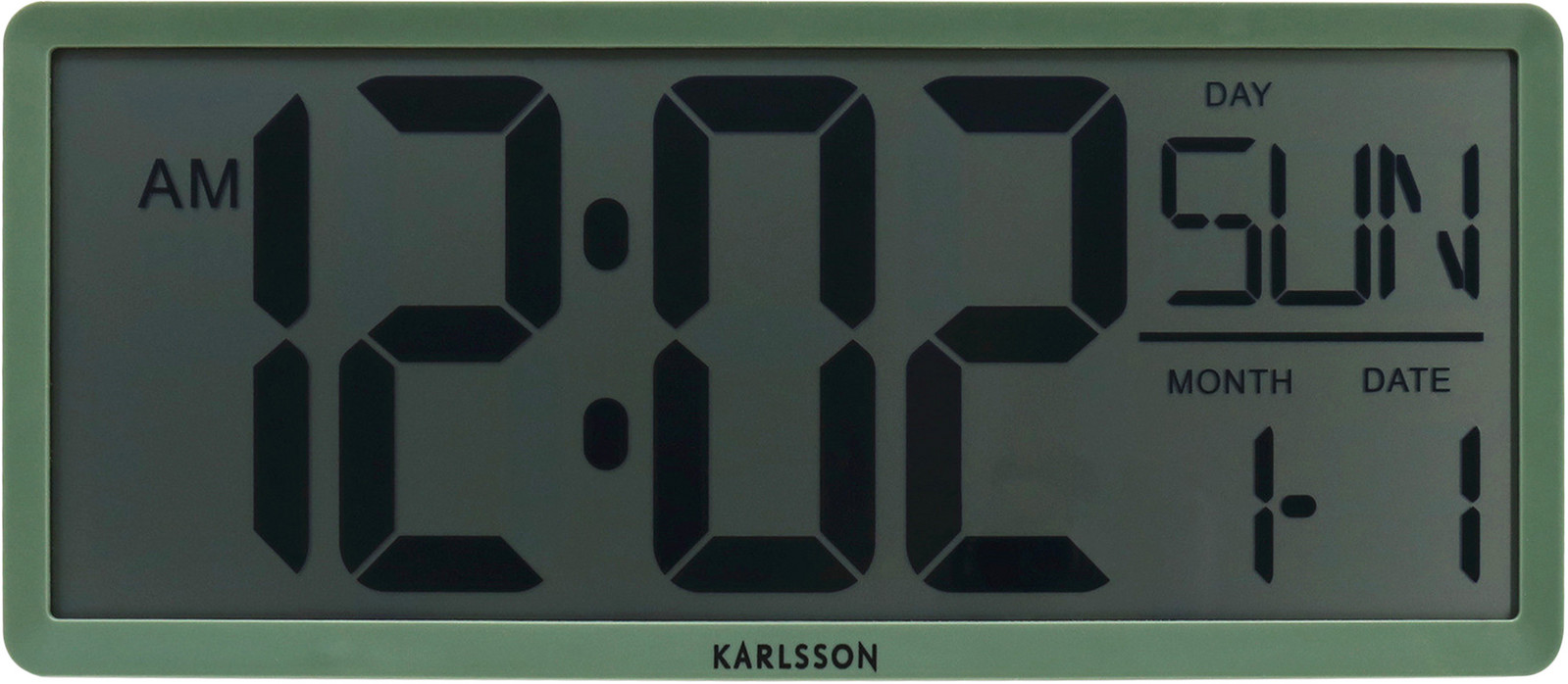 Karlsson Retro LCD digitální hodiny KA6020GR