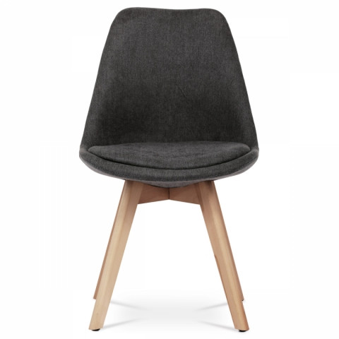 Jídelní židle šedá látka nohy bukové dřevo CT-751 GREY2 Autronic